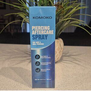 Komoko Piercing Aftercare Spray Body & Oral Sea Salt Plant Extracts 150ml